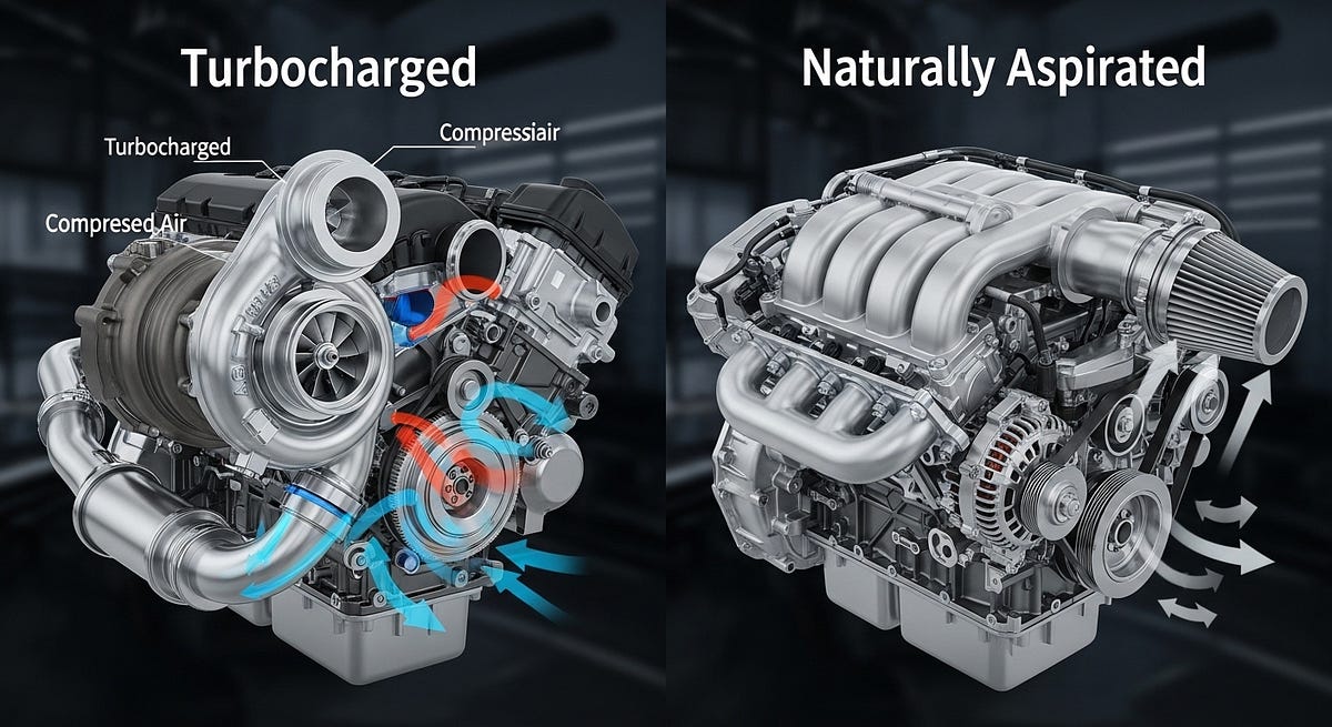 Turbocharger vs Naturally Aspirated Engine: Which Is Better? | Medium Turbocharger vs Naturally Aspirated Engine: Which Is Better? | Medium